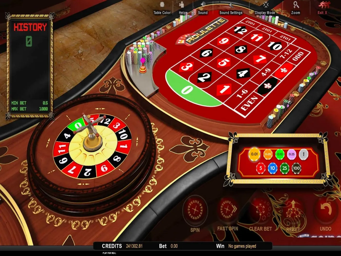 Vòng quay Roulette 3D thiết kế theo dạng bánh xe hình tròn khá bắt mắt 